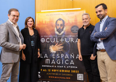 Javier Sierra, Sara Fernández, Jesús Callejo y David Lozano