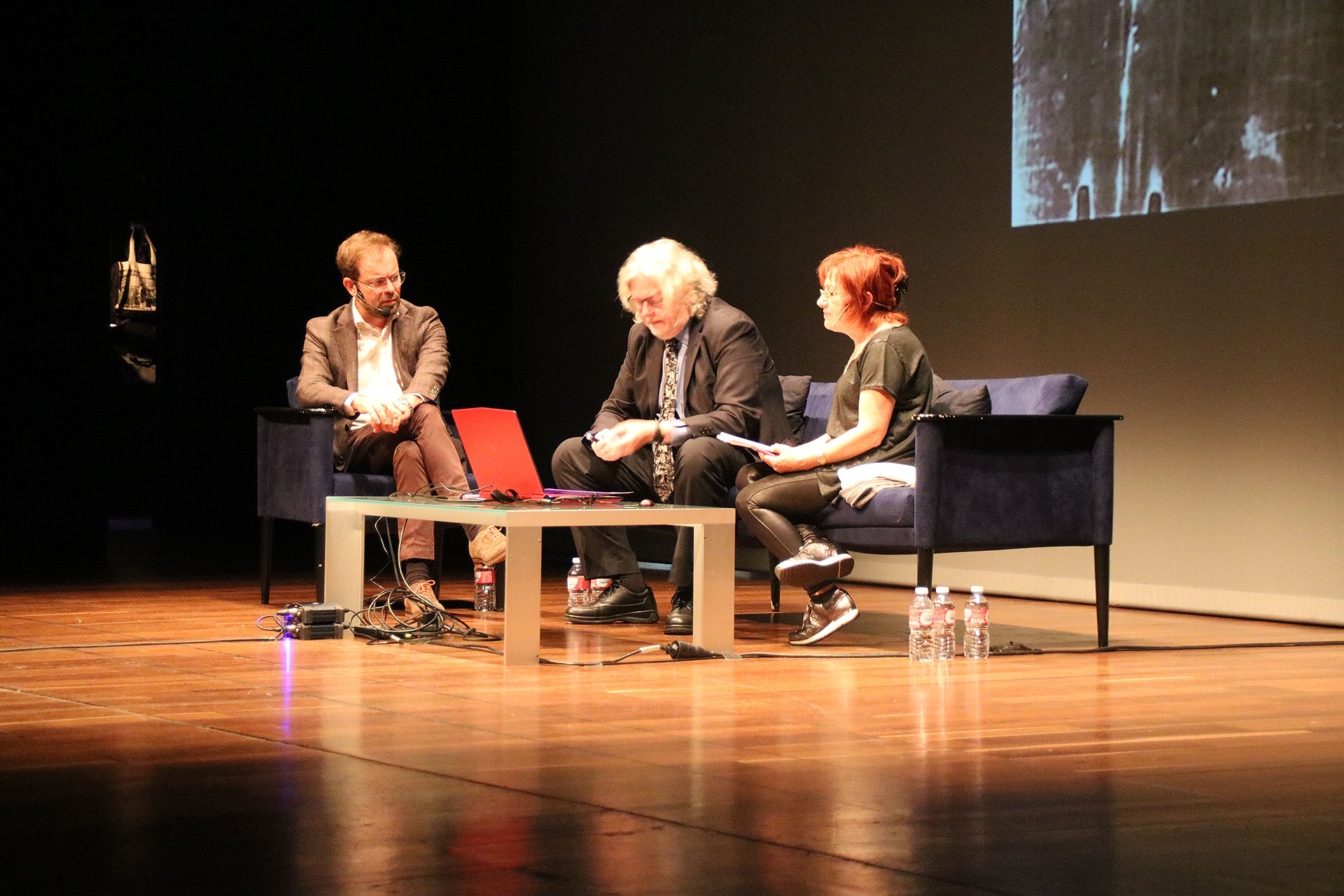 Clive Prince, Isabela Herranz y Javier Sierra